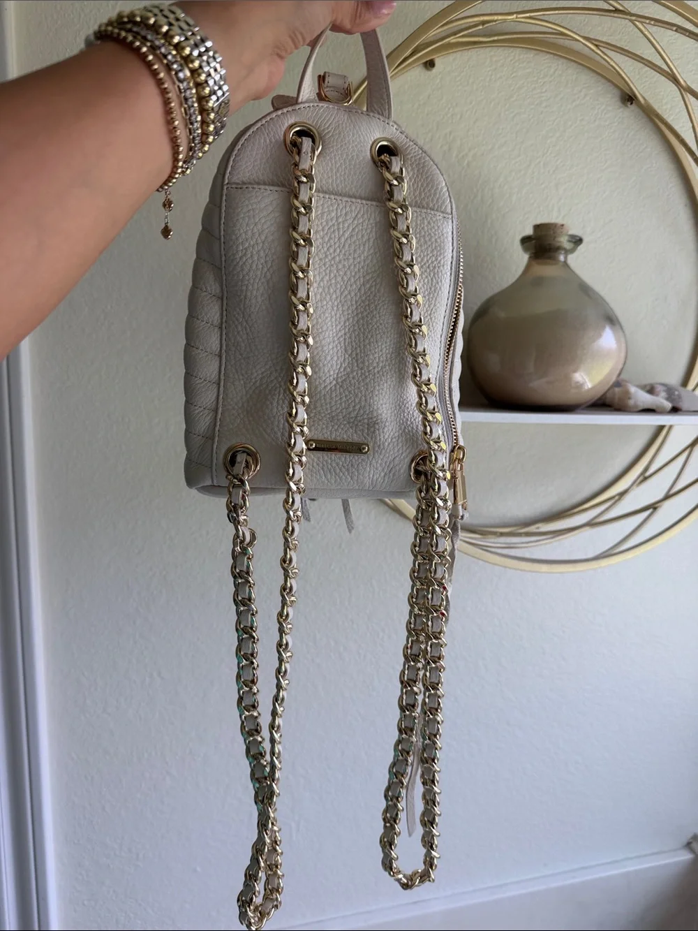 Rebecca Minkoff compact quilted